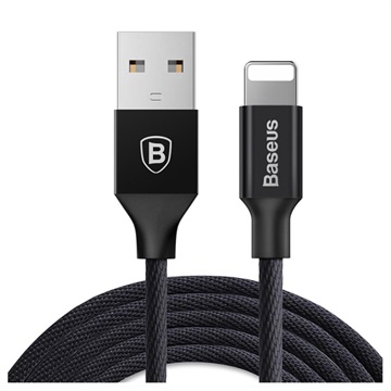 Baseus Yiven USB 2.0-Lightning Kabel 1.8m Zwart