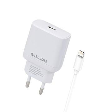 Beline PD 3.0 30W Lightning-oplader iPhone 14-13-12-X-iPad Pro Wit
