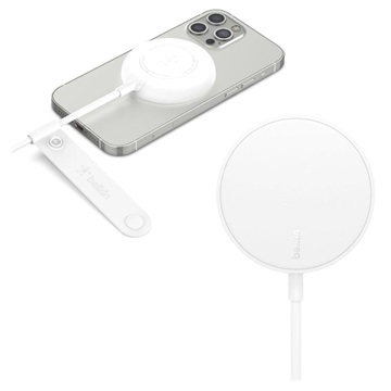 Belkin BoostCharge iPhone 12 Magnetische Draadloze Oplader Wit