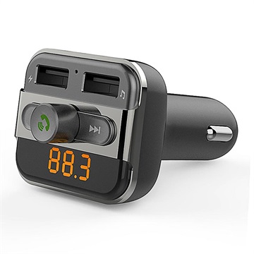 Bluetooth Fm Transmitter Dubbele Usb Autolader Bt20 Grijs huismerk kopen in de aanbieding Bluetooth Fm Transmitter Dubbele Usb Autolader Bt20 Grijs huismerk kopen in de aanbieding
