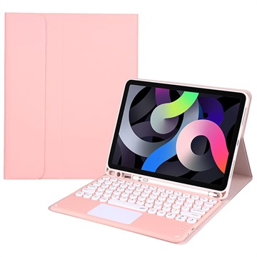 iPad Pro 11 (2021) Bluetooth-hoes met toetsenbord roze