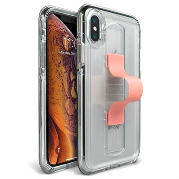Bodyguardz Slidevue Unequal Iphone Xs Cover Doorzichtig Roze huismerk kopen in de aanbieding