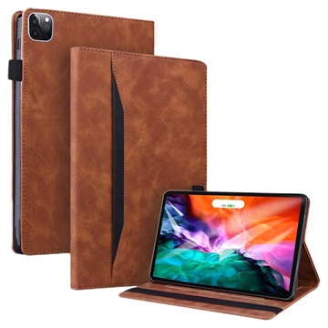 Business Style iPad Pro 12.9 2020-2021 Smart Folio Case Bruin