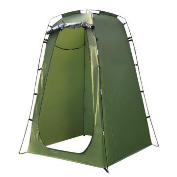 Draagbare Camping Douche en Veranderende Tent 180cm Legergroen
