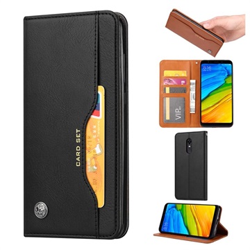 Card Set Series OnePlus 6T Wallet Case Zwart