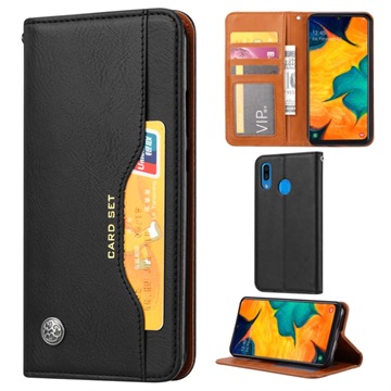Card Set Series Samsung Galaxy A20e Wallet Case Zwart