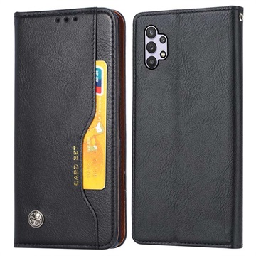 Card Set Series Samsung Galaxy A32 5G-M32 5G Wallet Case Zwart