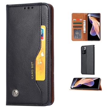 Kaartset Serie Xiaomi Redmi Note 11 Pro-Note 11 Pro+ Wallet Case Zwart