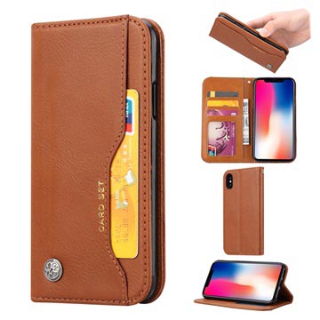 Card Set Serie iPhone XS Plus Wallet Case Bruin