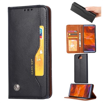 Card Set Series Sony Xperia 10 Wallet Case Zwart