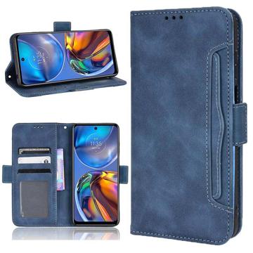 Cardholder Series Motorola Moto E32 Wallet Case Blauw