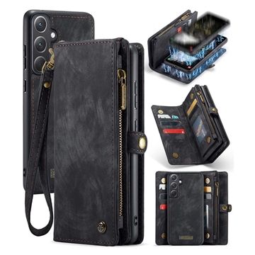 Samsung Galaxy A35 Caseme 008 2-in-1 Multifunctional Wallet Case Black
