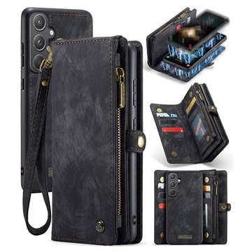 Samsung Galaxy A55 Caseme 008 2-in-1 Multifunctional Wallet Case Black