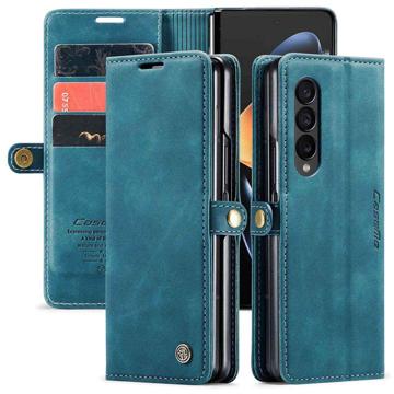 Caseme 013 Series Samsung Galaxy Z Fold4 Portemonnee Hoesje Blauw