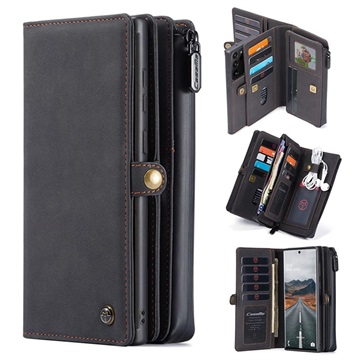 Caseme 2-in-1 Multifunctionele Samsung Galaxy Note20 Ultra Wallet Case Zwart