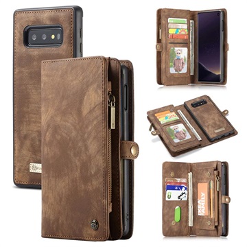 Caseme Multifunctionele Samsung Galaxy S10E Wallet Case Bruin huismerk kopen in de aanbieding