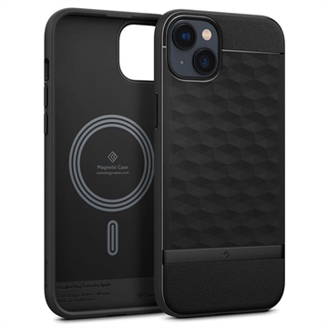 Caseology Parallax iPhone 14 Plus Hybrid Hoesje Zwart
