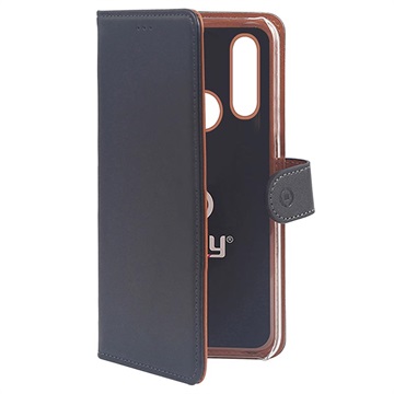 Celly Wally Huawei P30 Lite Wallet Case Zwart huismerk kopen in de aanbieding