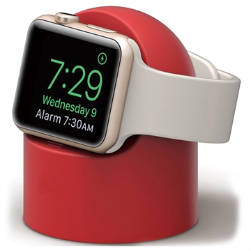 Apple Watch Series Ultra-8-SE (2022)-7-SE-6-5-4-3-2-1 Oplaadstandaard Rood