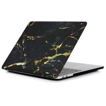 MacBook Pro 13.3 2016 A1706-A1708 Classic Cover Marmeren Zwart-Goud