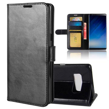 Samsung Galaxy Note8 Klassiek Wallet Case Zwart