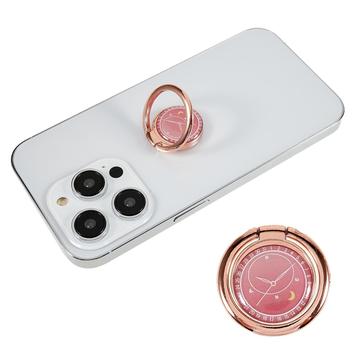 Compass Design Mobiele telefoon Ringhouder Vingerstandaard Kickstand Metalen handgreephouder Lichtro