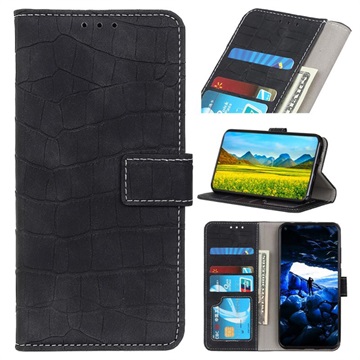 Krokodil Series Honor 20 Portemonnee Hoesje Zwart huismerk kopen in de aanbieding