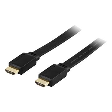 Deltaco HDMI-1005F HDMI kabel 0,5 m HDMI Type A (Standaard) Zwart