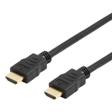 Deltaco Hoge-Snelheid HDMI 2.0 Kabel met Ethernet 1m Zwart