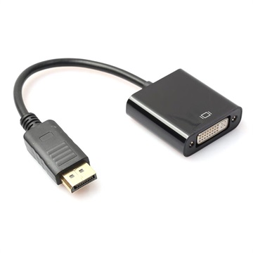 Displayport Dp Mannetje Naar Dvi Vrouwelijke Converter Zwart huismerk kopen in de aanbieding