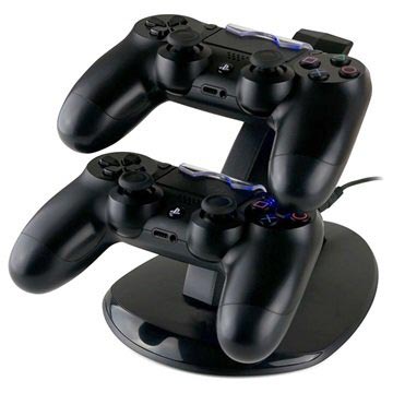 Sony PlayStation 4 laadstation met dubbele controller (Geopende verpakking Bevredigend)