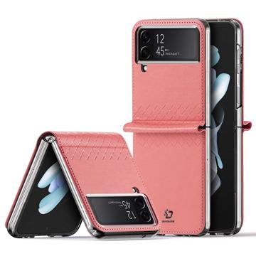 Dux Ducis Bril Samsung Galaxy Z Flip4 Flip Hoesje Roze