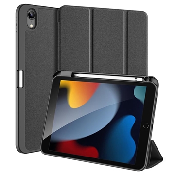 Dux Ducis Domo iPad 10.2 (2022) Tri-Fold Smart Folio Case Zwart