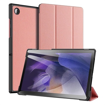 Dux Ducis Domo Samsung Galaxy Tab A8 (2021) Tri-Fold Hoesje Roze
