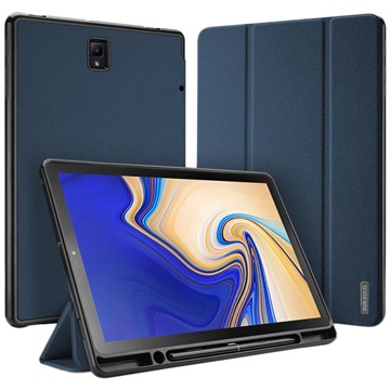 Dux Ducis Domo Samsung Galaxy Tab S4 Tri Fold Smart Folio Case Blauw huismerk kopen in de aanbieding
