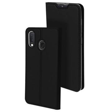 Dux Ducis Skin Pro Samsung Galaxy A20E Flip Cover Zwart huismerk kopen in de aanbieding Dux Ducis Skin Pro Samsung Galaxy A20E Flip Cover Zwart huismerk kopen in de aanbieding