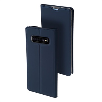 Dux Ducis Skin Pro Samsung Galaxy S10 Flip Cover Donkerblauw huismerk kopen in de aanbieding