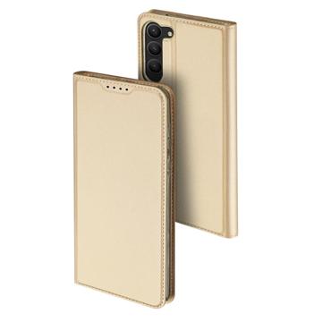 Dux Ducis Skin Pro Samsung Galaxy S23+ 5G Flip Hoesje - Goud