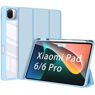 Dux Ducis Toby Xiaomi Pad 6-Pad 6 Pro Tri-Fold Smart Folio Case Baby Blauw