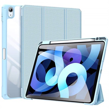 Dux Ducis Toby iPad Air 2020-2022 Tri-Fold Smart Folio Case Lichtblauw