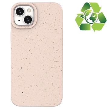 Eco Nature iPhone 14 Plus Hybrid Case Roze