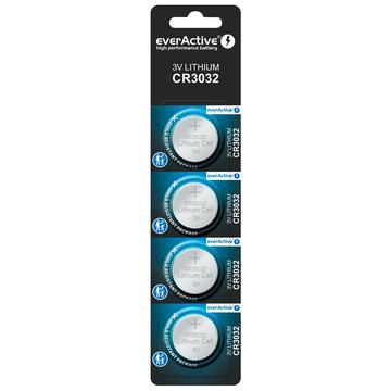 4 x everActive CR3032 mini lithium battery