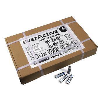 500x everActive Pro Alkaline LR6 AA-alkalinebatterij (industrieel grootverpakking)