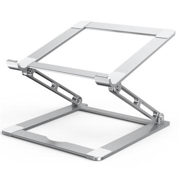 F120 Aluminium Laptop Riser Cooling Stand Opvouwbare Notebook Desktop Beugel Zilver