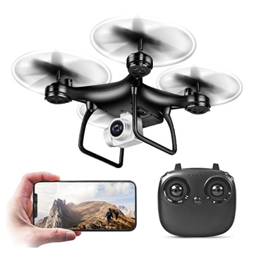 FPV Drone met 720p High-Definition Camera TXD-8S (Geopende verpakking Bevredigend) Zwart