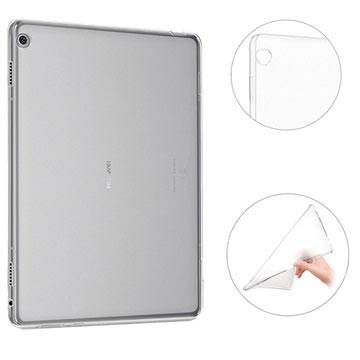 Flexibele Matte Huawei Mediapad M3 Lite 10 Tpu Case Frost Wit huismerk kopen in de aanbieding