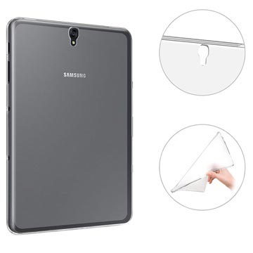 Flexibele Matte Samsung Galaxy Tab S3 97 Tpu Case Frost Wit huismerk kopen in de aanbieding