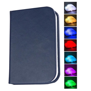 Opvouwbare Boek Lamp Met Kleurrijke Led Licht Blauw huismerk kopen in de aanbieding