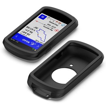 Garmin Edge 1040 Krasbestendig Zacht Silicone Hoesje Fiets GPS Computer Beschermhoes Zwart