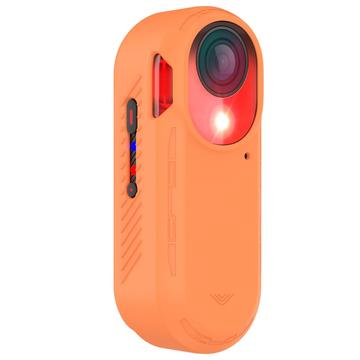 Garmin Varia RCT715 Silicone Case Anti-kras Zachte Cover Fietslicht Radar Beschermingshoes Oranje